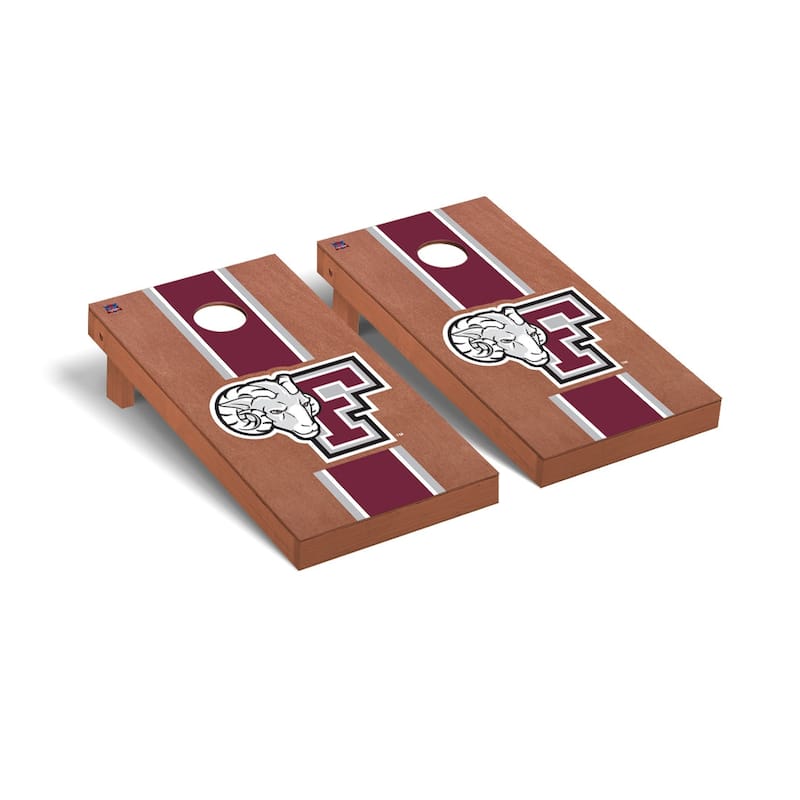 Fordham Rams Rosewood Cornhole Board Set