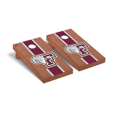 Fordham Rams Rosewood Cornhole Board Set
