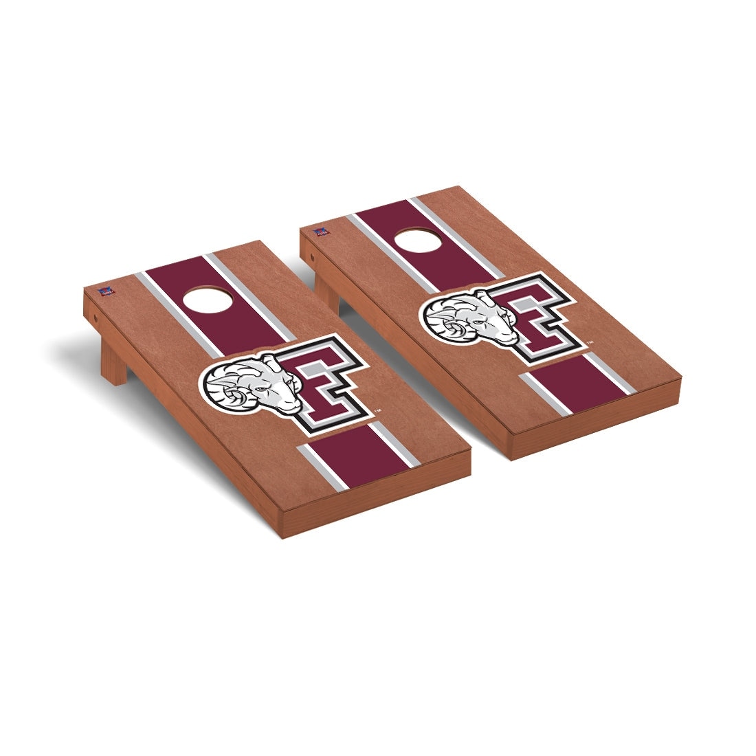 Fordham Rams Rosewood Cornhole Board Set