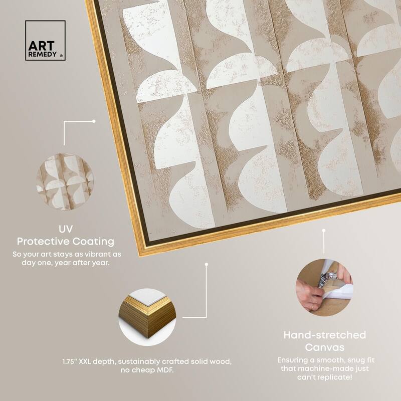 Columnar Shapes I Canvas by Art Remedy