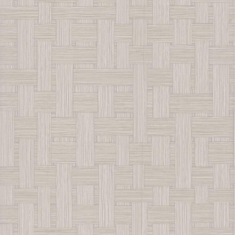 York Wallcoverings Basketry Dove Grey Wallpaper