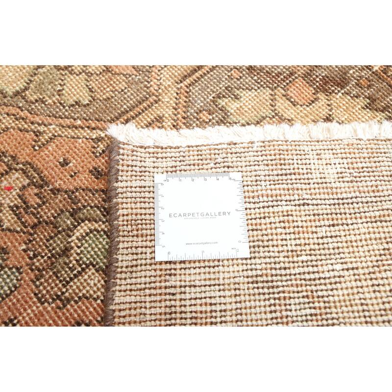 ECARPETGALLERY Hand-knotted Antalya Vintage Copper Wool Rug - 4'9 x 13'0