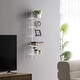 preview thumbnail 4 of 6, Spine Wall Black Book Shelves Clear