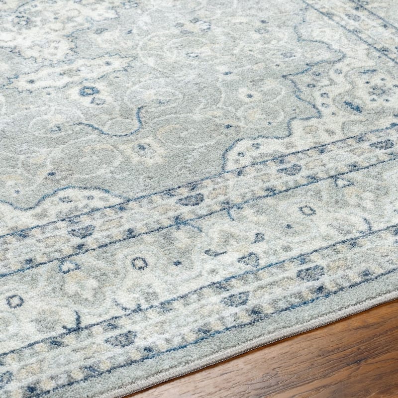 Livabliss Hera Medallion Washable Area Rug