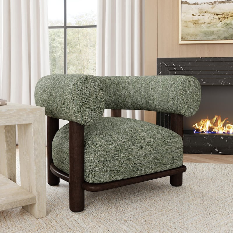 Classic Home Lars Accent Chair in Green - Green