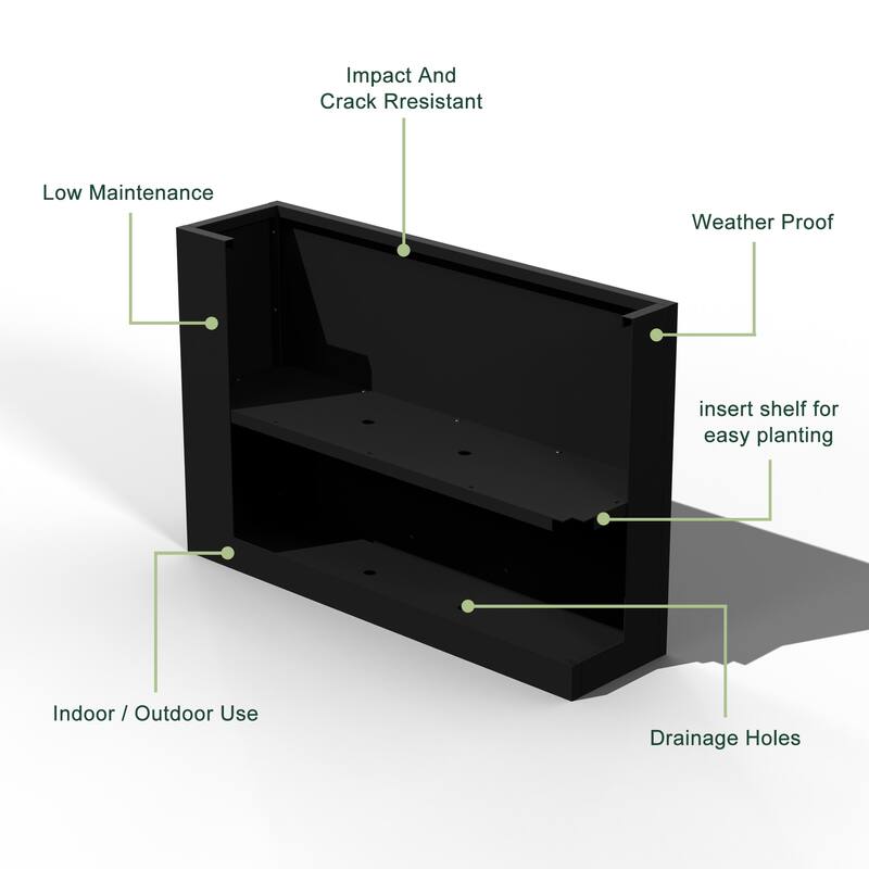 Metal Planters for Outdoor Plants Planter Box