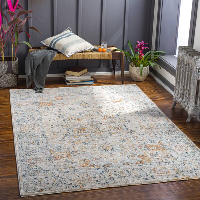 Artistic Weavers Barlow Traditional Area Rug - 9' x 12'2" - Light Grey