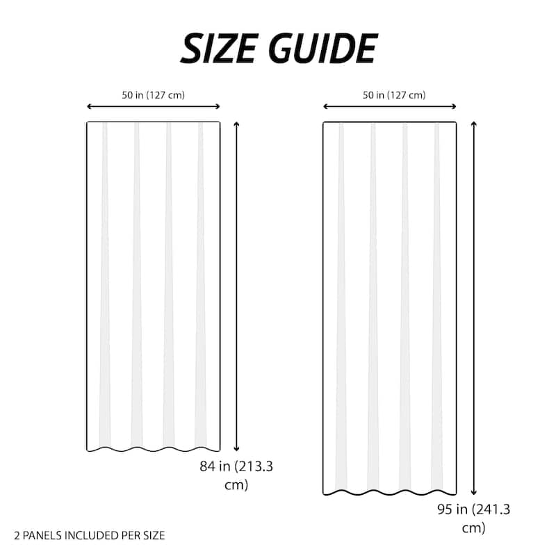 DKNY Ariana Backtab Curtain Panel Pair