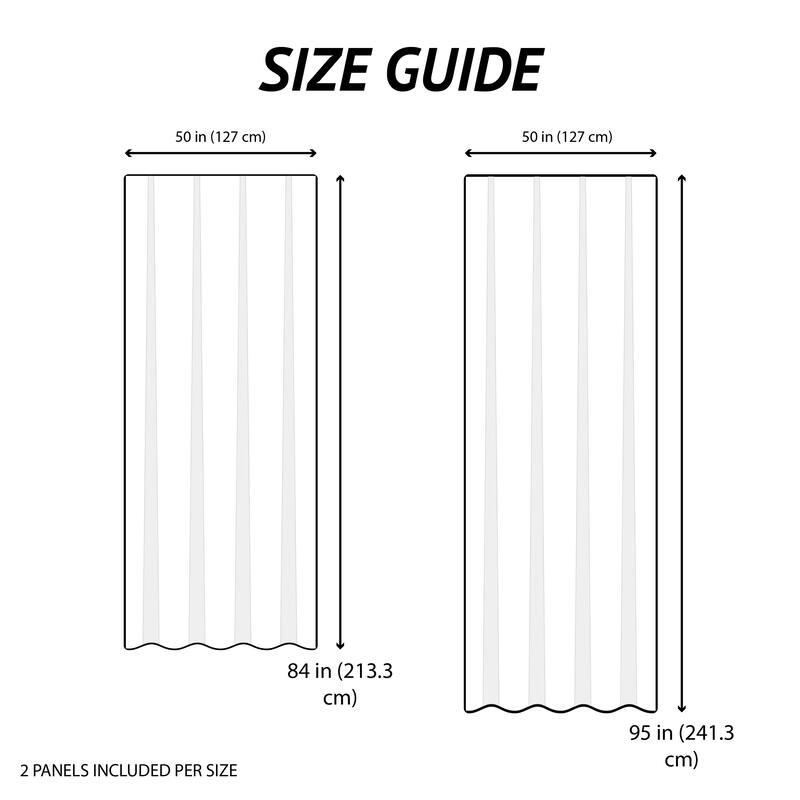 DKNY Bazinet Backtab Curtain Panel Pair