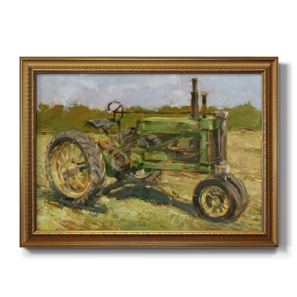 Rustic Tractors I Premium Framed Canvas- Ready to Hang