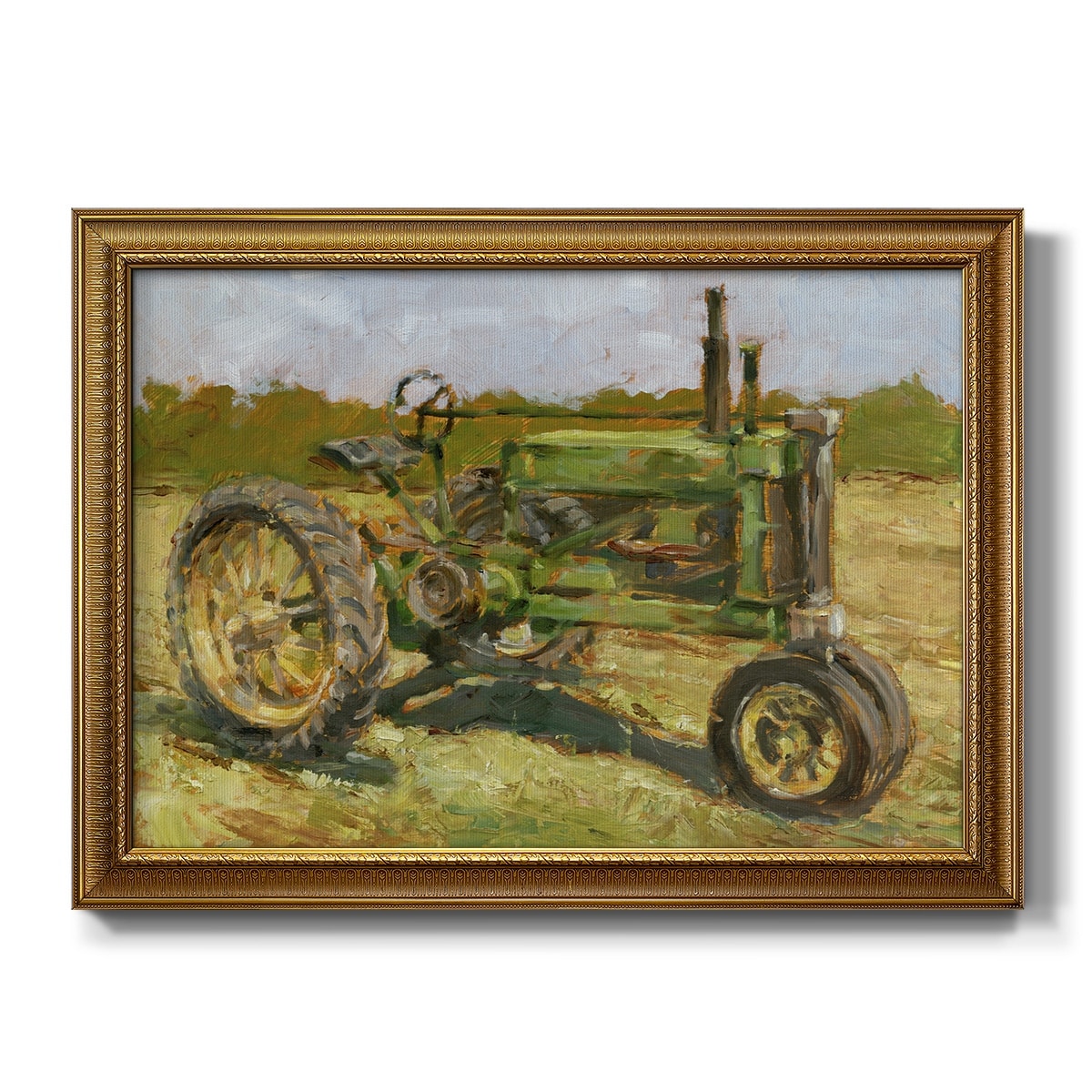 Rustic Tractors I Premium Framed Canvas- Ready to Hang