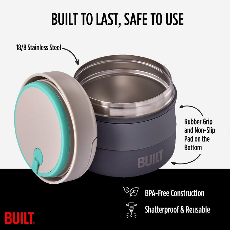 Built 12 oz Wide Mouth Food Jar - 12 oz