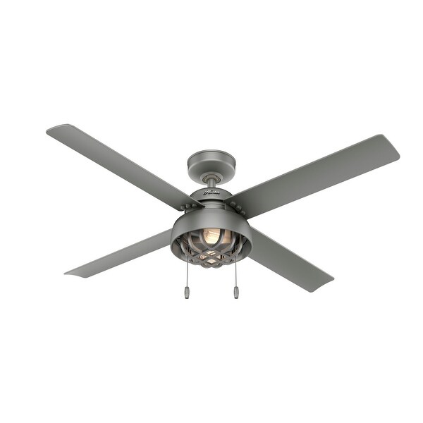 Hunter 52" Spring Mill Outdoor Ceiling Fan with LED Light ...