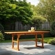 preview thumbnail 1 of 45, Walker Edison Surfside Acacia Wood Outdoor Extension Dining Table Brown