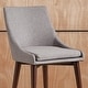 preview thumbnail 8 of 28, Sasha Espresso Barrel Back Counter Stools (Set of 2) iNSPIRE Q Modern