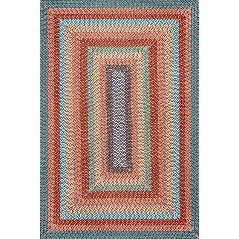 Nuloom Gwyneth Braided Borders Indoor/Outdoor Area Rug