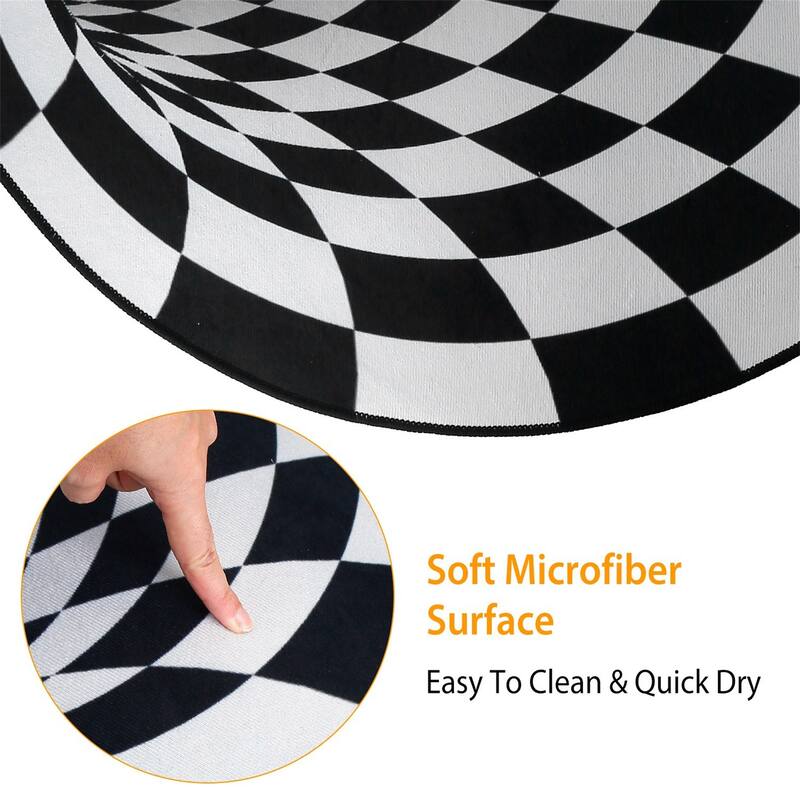 3D Visual Floor Area Mat Anti-slip Illusion Rug Doormat Carpet Mat