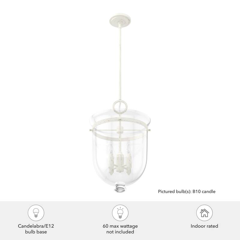 Hunter Belltown 20" 4-Light Pendant - Entry, Dining Room Table - Transitional