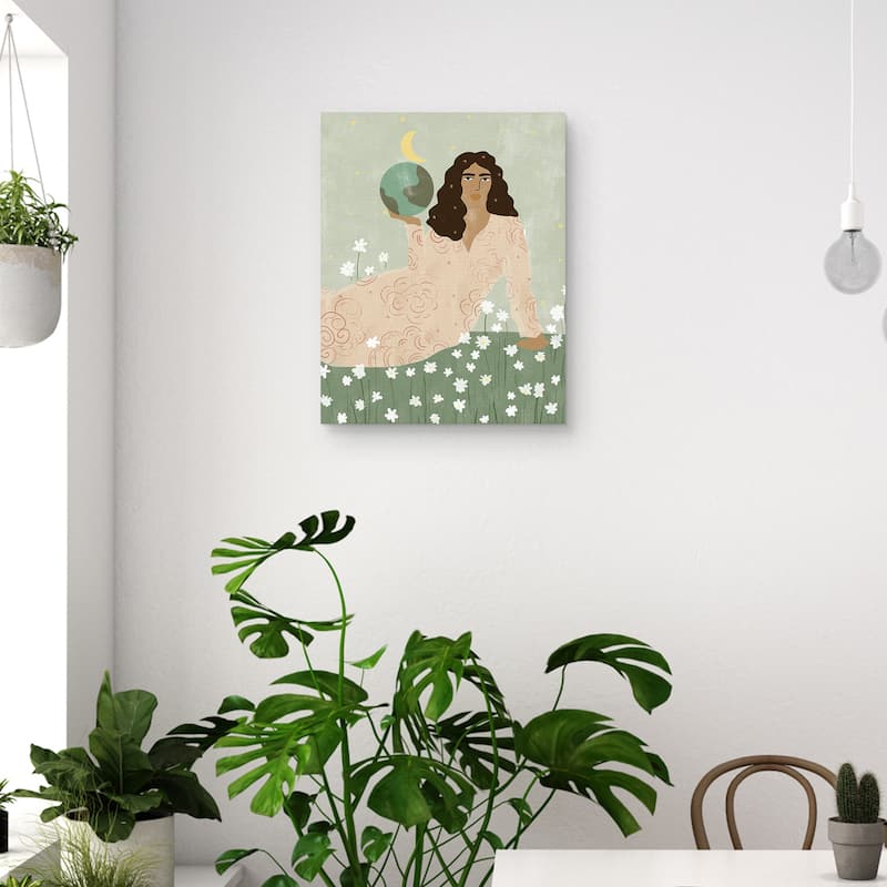 God is a Woman by Alja Horvat Canvas Art Print
