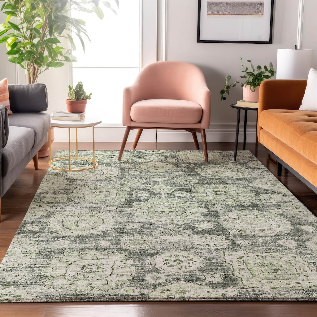 Premium Washable Super Soft Vintage Traditional Mayfield Rug