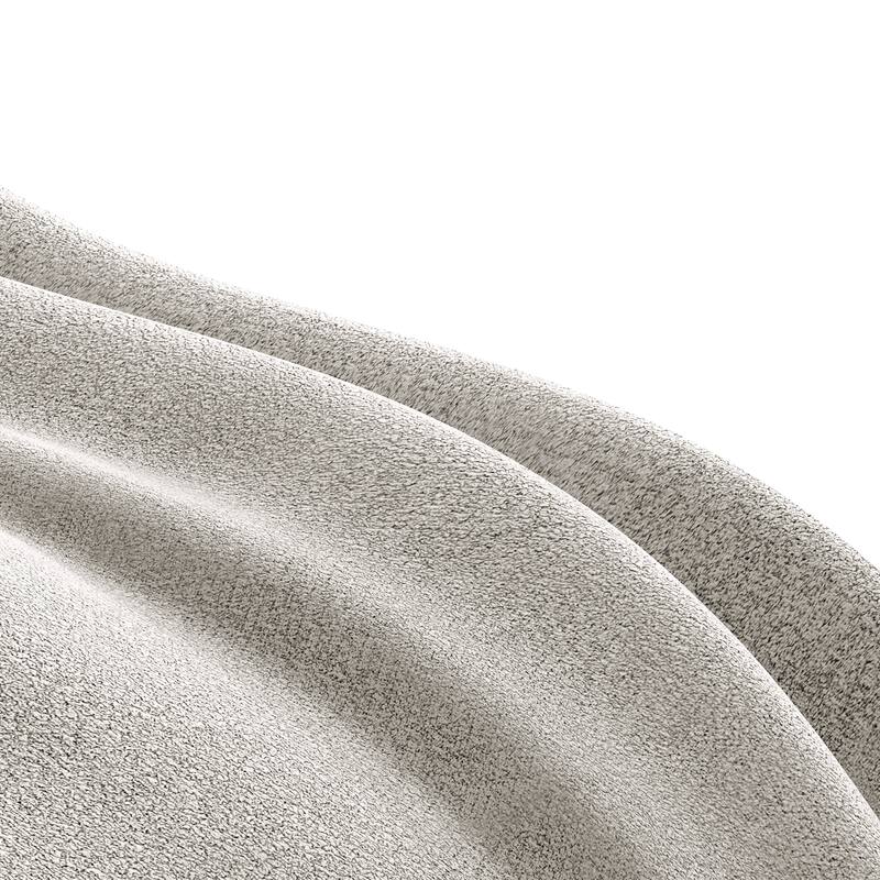360 Degree Square Swivel Accent Sofa Chair,Fluffy Fabric Lounge Wide Upholstered Reading Chair