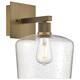 Option Antique Brushed Brass / Seeded Glass