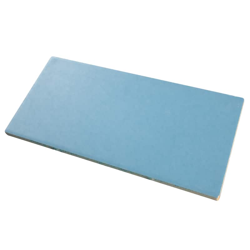 Merola Tile Piscina Brick Matte Blue 4-3/4" x 9-5/8" Porcelain Floor and Wall Tile