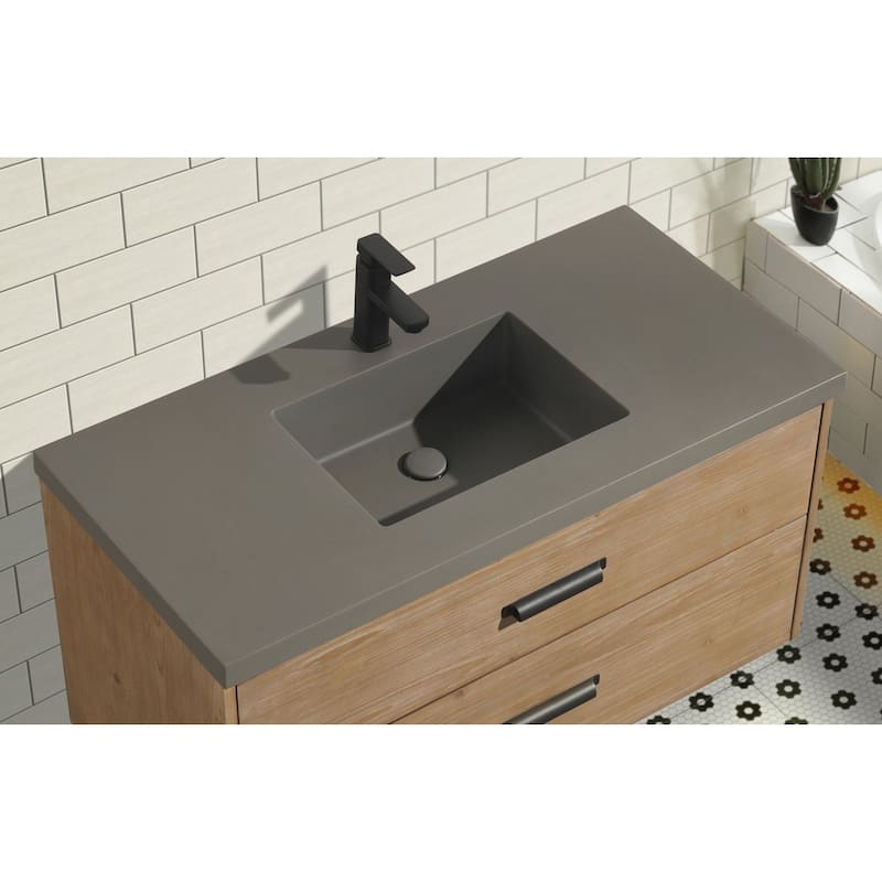 Ari Bath Kane 42" Bathroom Vanity Weathered Fir