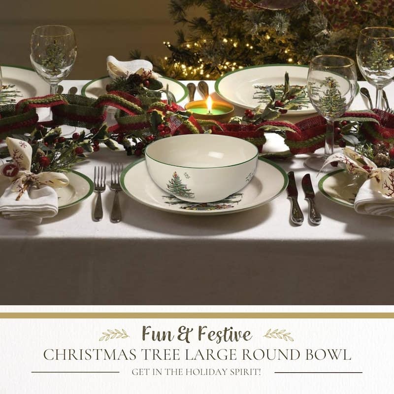 Spode Christmas Tree Round Bowl
