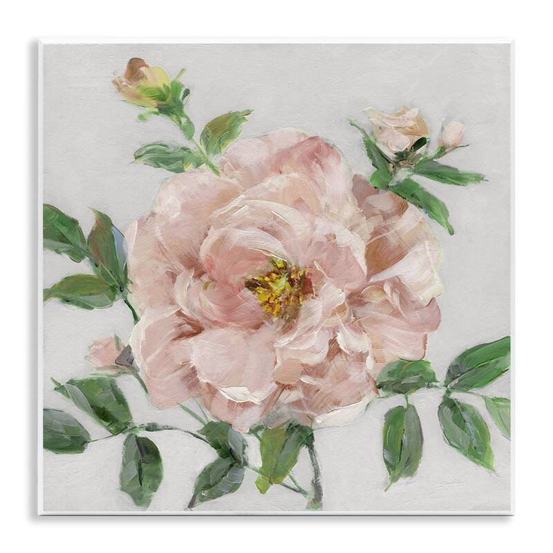 Stupell Pink Carnation Blossom Wall Plaque Art Design By Sally Swatland - 12 x 12