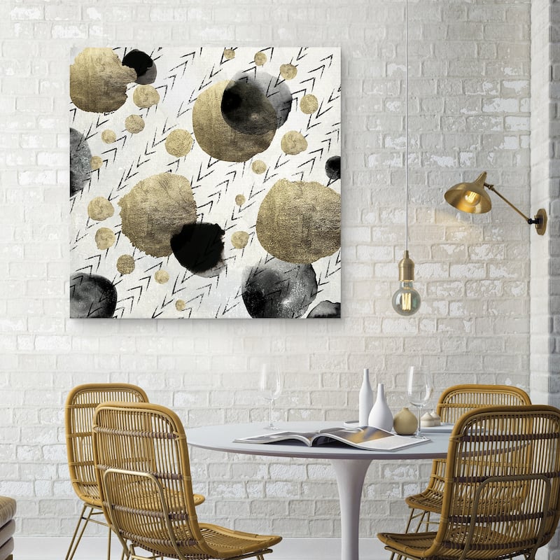 Textile Golds by Synthia SAINT JAMES Canvas Art Print