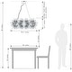 preview thumbnail 7 of 27, Modern Firework Crystal Chandelier for Dining Room and Living Room