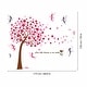 preview thumbnail 4 of 5, Walplus Pink Cherry Tree Fairies Children Wall Sticker Nursery Decor