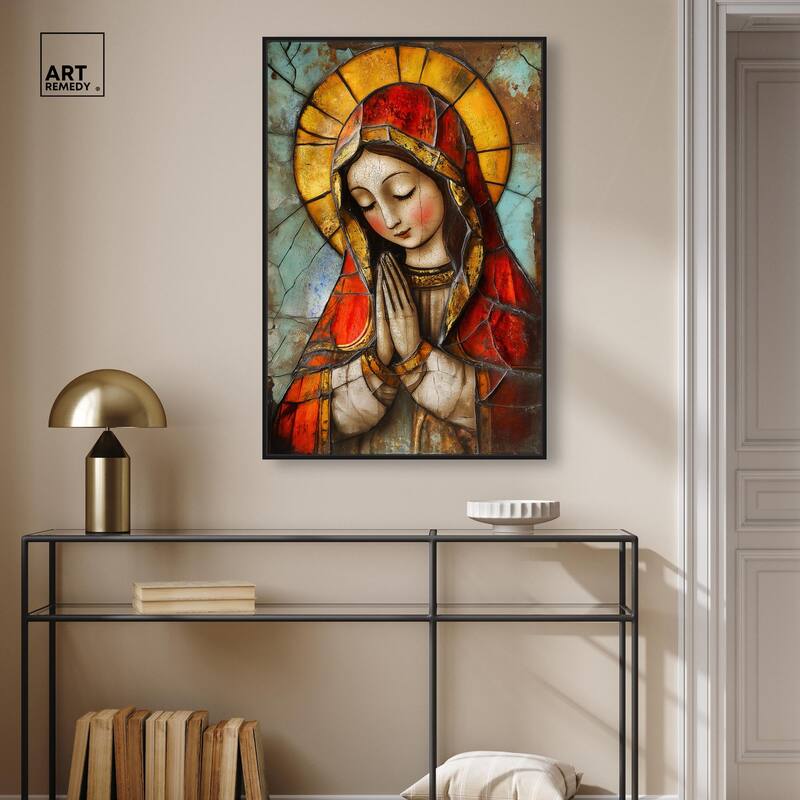 Ancient Supplication Canvas by Art Remedy