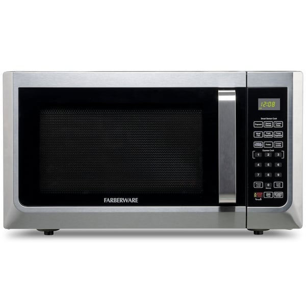 slide 2 of 5, 1.3 Microwave Oven w LED Light/SENSOR 1100 Watts Stainless