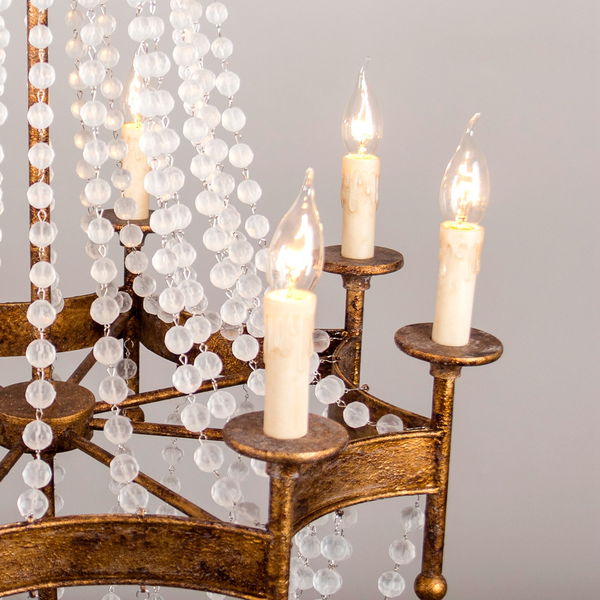 Century Bronze 28 Wide Crystal 8 Light Candle Chandelier On Sale Bed Bath Beyond 33169045