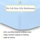 preview thumbnail 15 of 41, BreathableBaby All-in-One Fitted Sheet & Waterproof Cover for 52" x 28" Crib Mattress (2-Pack)
