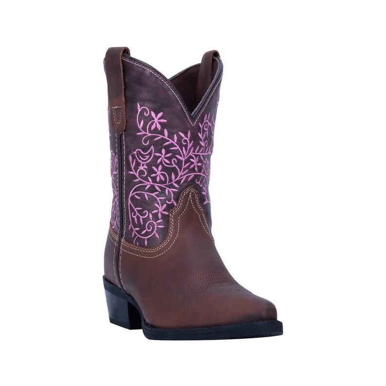 Dan Post Western Boots Girls Marissa Snip Toe 8 Brown Overstock 29573123