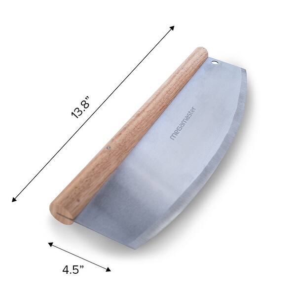 Pizza Cutter Rocker Small Megamaster Stainless Steel Rocker Style Pizza Cutter - Bed Bath ...