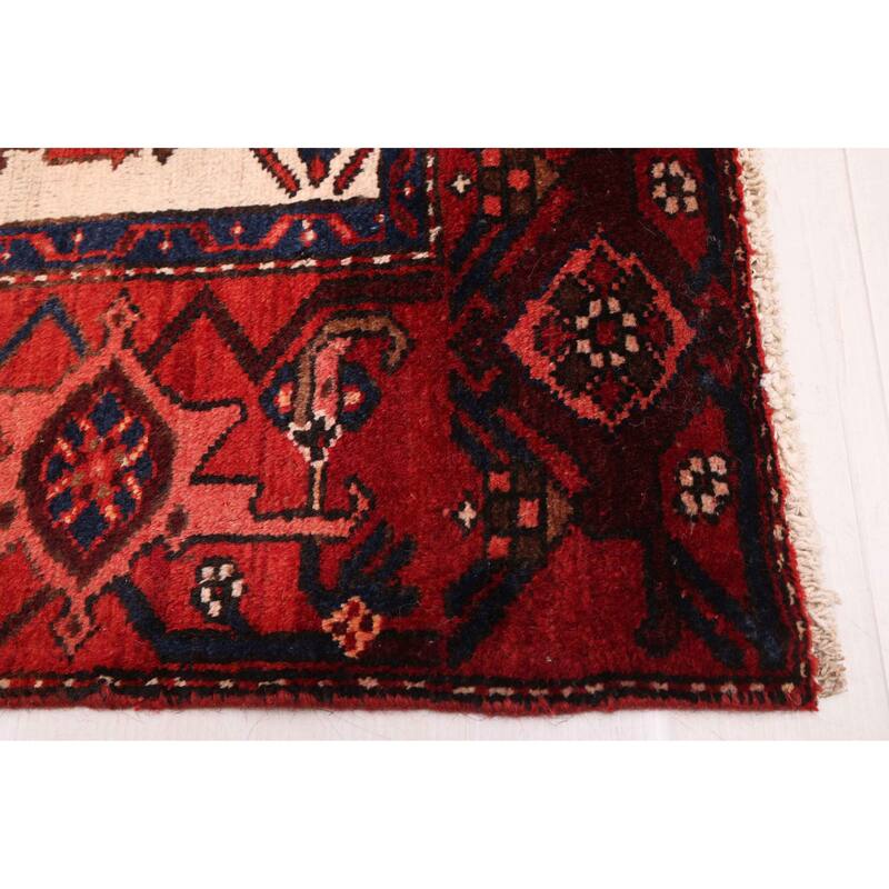 ECARPETGALLERY Hand-knotted Andelz Red Wool Rug - 4'0 x 6'8