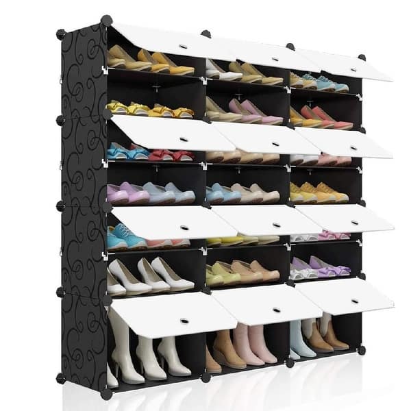 Portable 42 Pair Shoe Rack Organizer Tower Shelf Storage Cabinet Stand  Expandable for Heels, Boots, Slippers - On Sale - Bed Bath & Beyond -  32138197