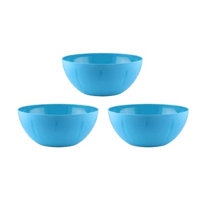 Serving Bowl for Fruits, Cereal or Salads, 8-10-Inch, 1282-3blue