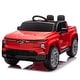 preview thumbnail 41 of 77, Licensed 24V Chevrolet Silverado EV Kids Ride-On Car with Four-Wheel Suspension, Remote Control, Bluetooth, and LED Lights Red