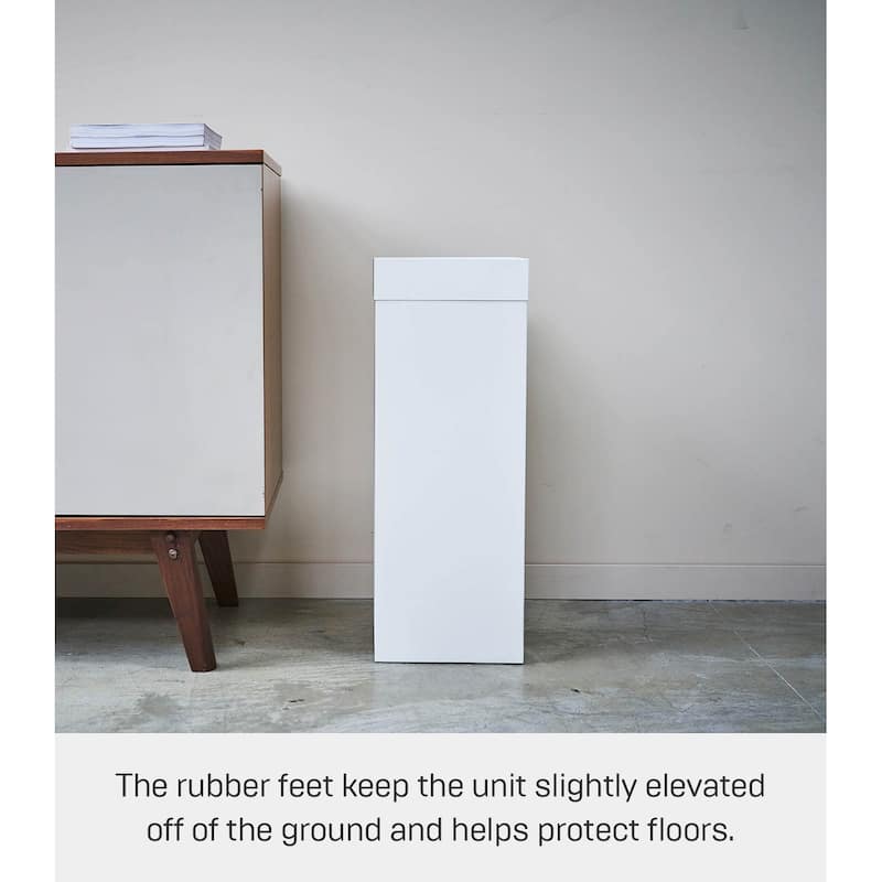 Yamazaki Home Trash Can, Steel, 7.25 gallons, 27 liters