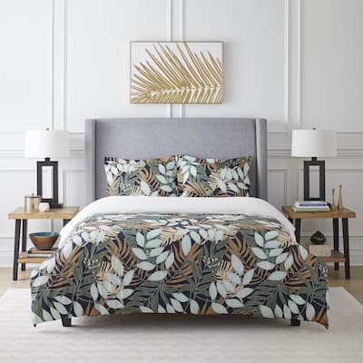 Pointehaven 250TC Tropical Nights Combed Cotton Duvet Set