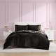 preview thumbnail 1 of 10, Betsey Johnson Velvet Solid Reversible Duvet Cover Set