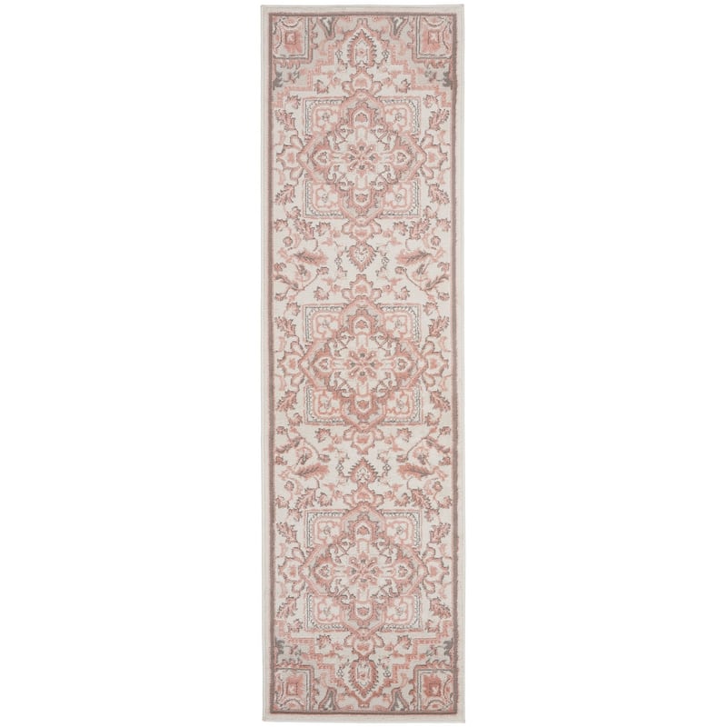 Nourison Elation Floral Medallion French Country Area Rug