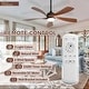 preview thumbnail 113 of 118, Sofucor 45/52 Inch Ceiling Fan with Remote & Lights Quiet DC Motor 5 Blade High CFM Modern Fan