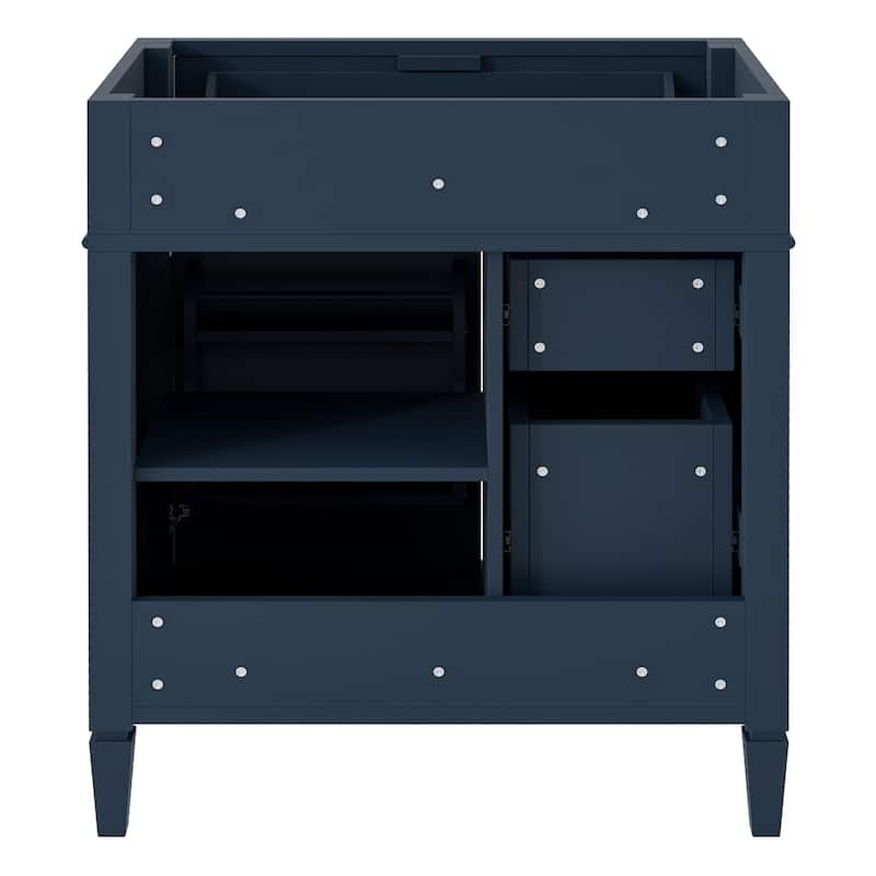 29" Bathroom Vanity with 2 Drawers and Tip-out Drawer (No Sink)