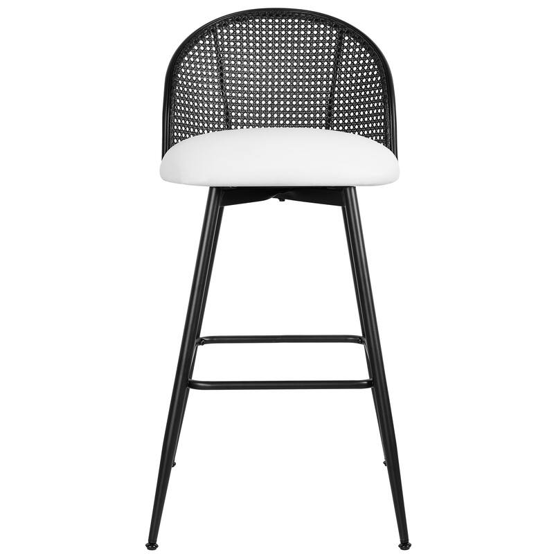 26"/29" Swivel Barstools Counter Height Bar Stool w/ Metal Legs